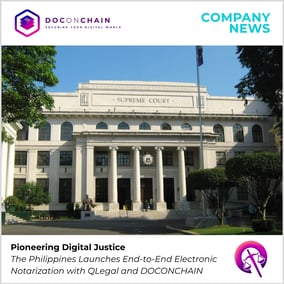 Blog Poster - Company News - E-Notarization QLegal