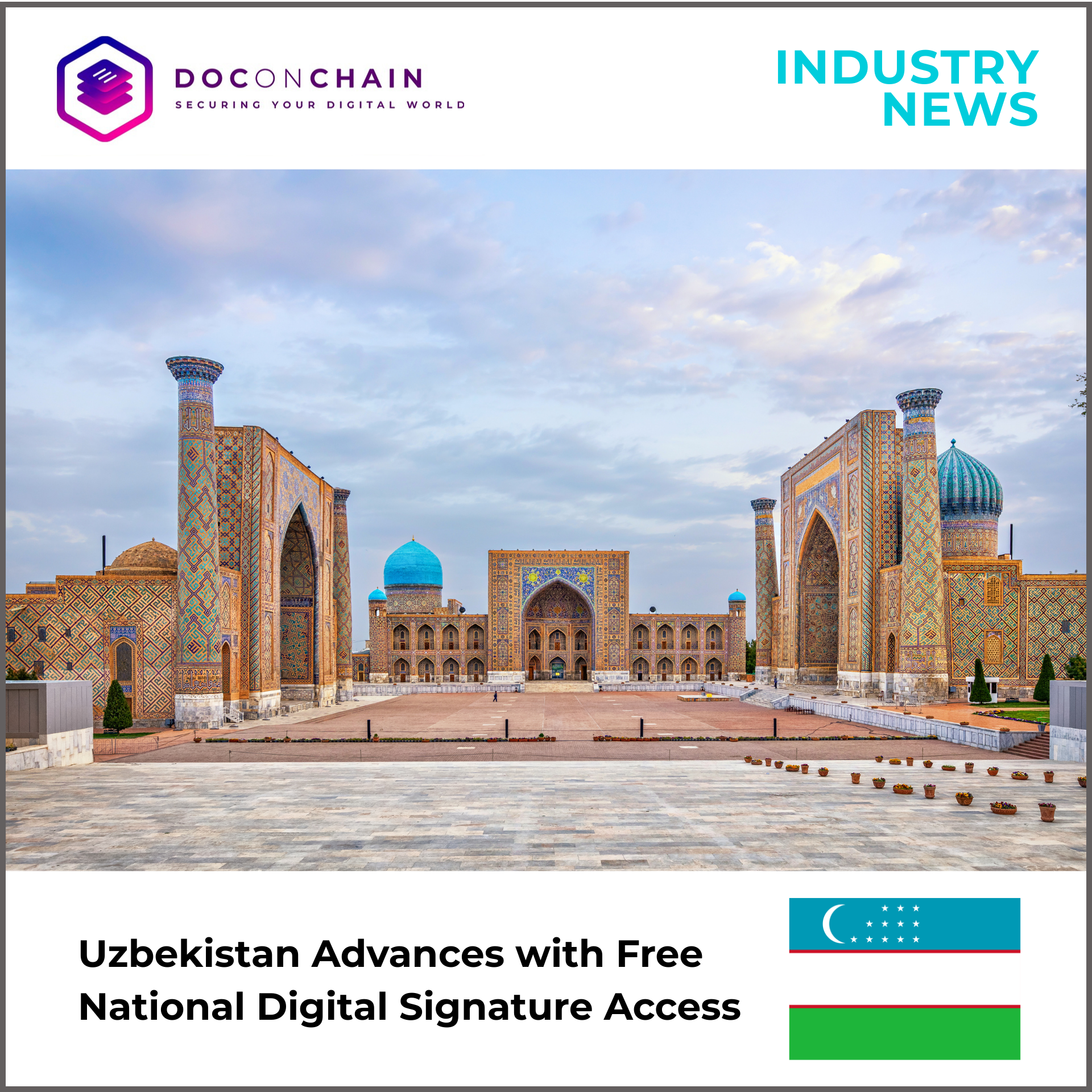 Blog Poster - Industry News - Uzbekistan Digital Signature Access